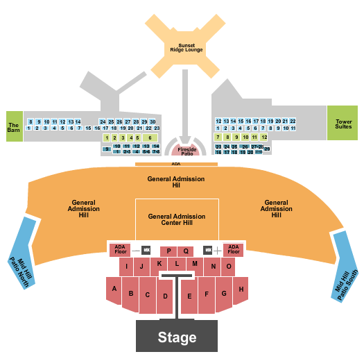 Thunder Ridge Nature Arena Post Malone Seating Chart